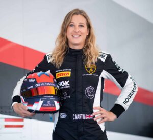 Charlie Martin in race gear