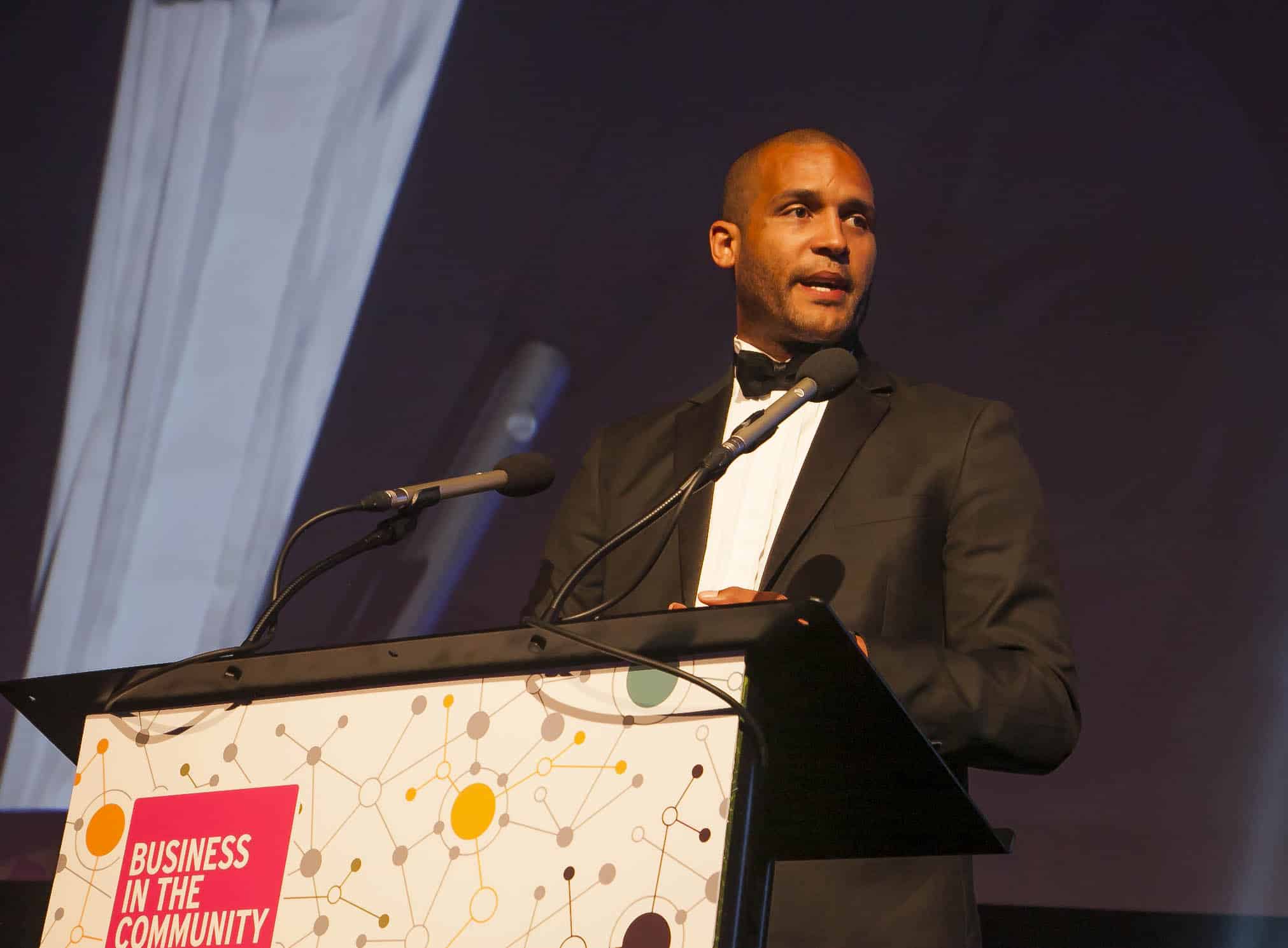 Clarke Carlisle speaking