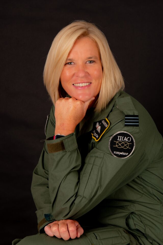 Mandy Hickson, motivational speaker looking at camera