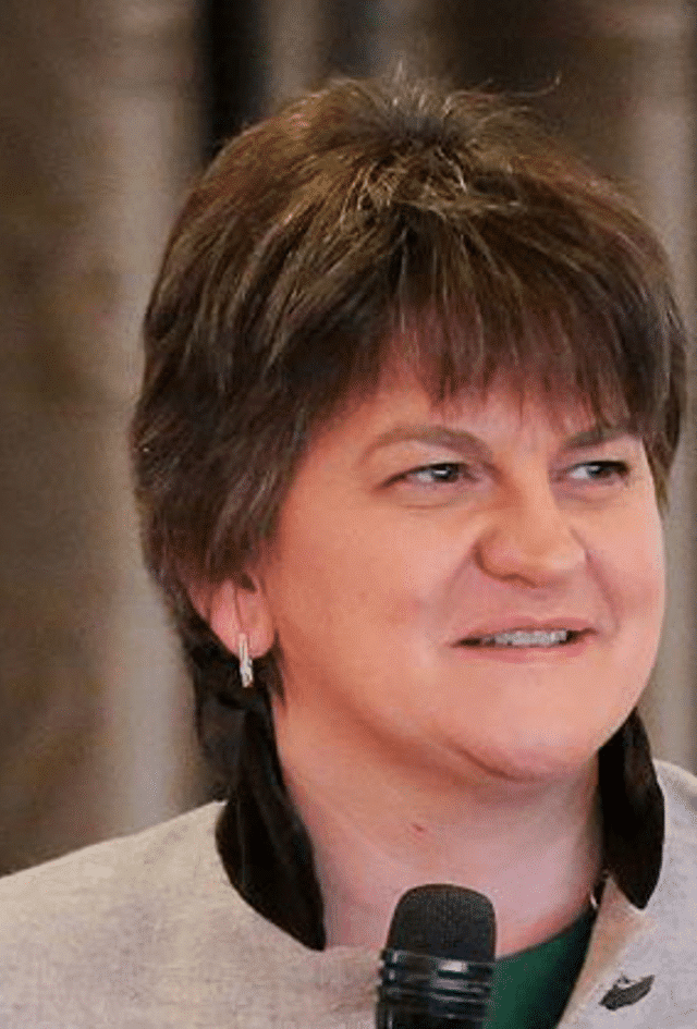 Arlene Foster speaking