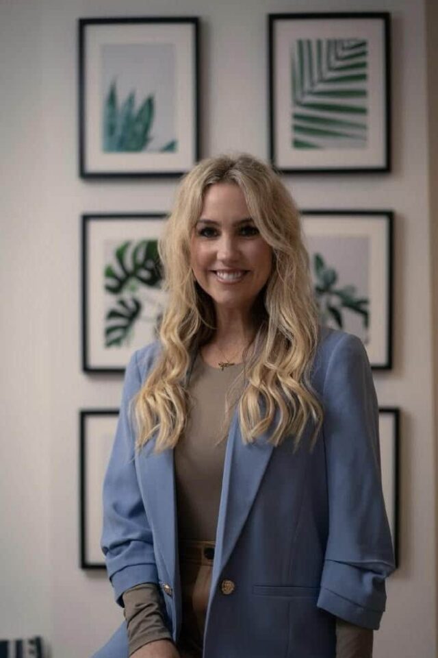 Ella Mace looking at camera