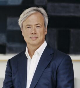 Nick Wheeler founder of Charles Tyrwhitt pictured in a suit