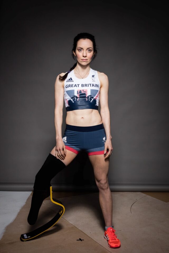 Stef Reid looking at camera