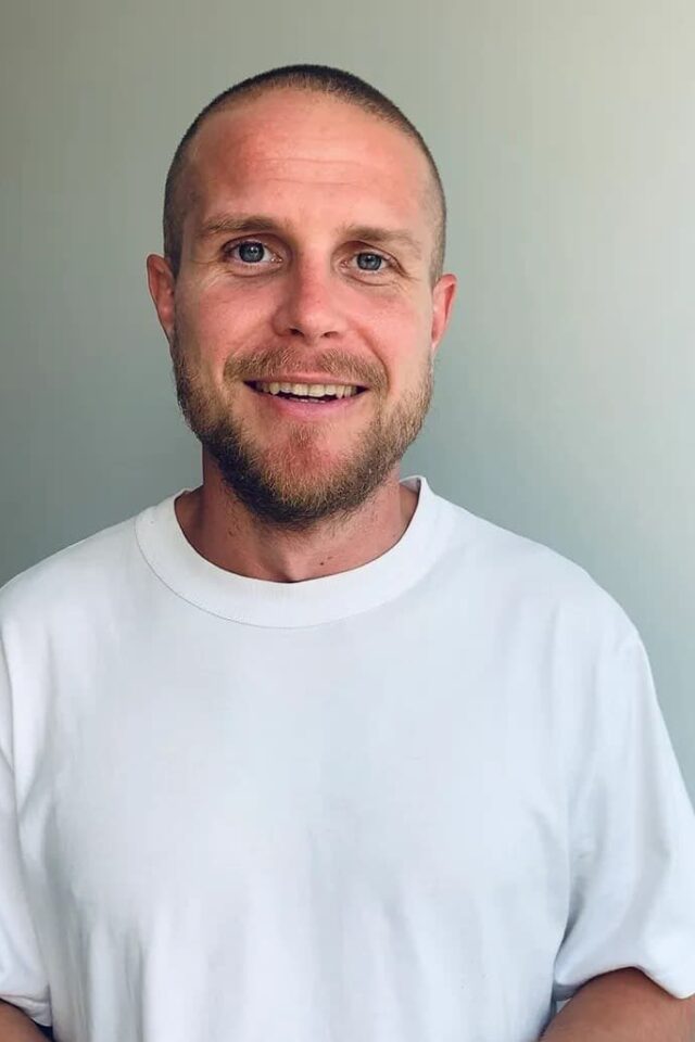 Conor Randall looking at camera