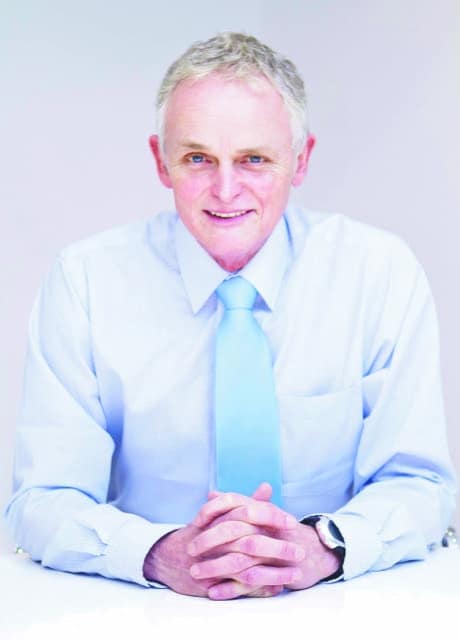 Professor Steve Peters looking at camera